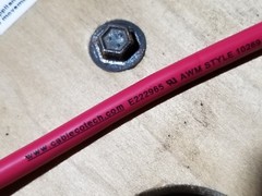 Methode Electronics HV8-55-2 #8awg Powerflex 1000 Ultra-Flexible Wire Red /50ft