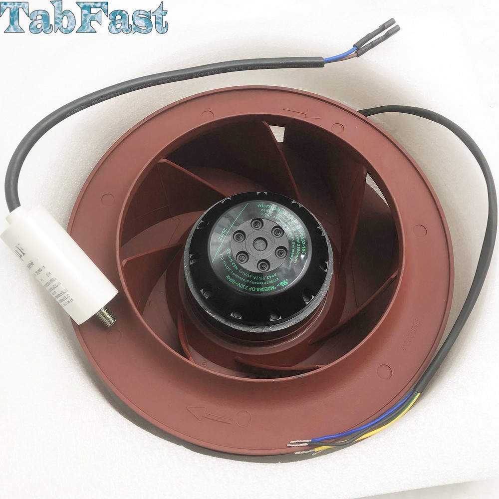 1Pc New Red Centrifugal Fan R2E225-RA92-10 AC230V Air Purifier Cooling Fan