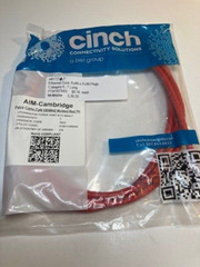 AIM-CAMBRIDGE CINCH 73-8894-7 CAT6 ETHERNET PATCHCORD 7′ LOT OF 11 NEW