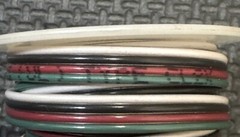 Approximately 12 FT 4 Conductor 24 AWG Type CL2X Wire | Multicolor HTF