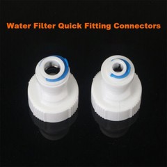1/4″ Push Fit -1/4″ Female Thread PE Pipe Fitting Hose Quick Connector Muti-size
