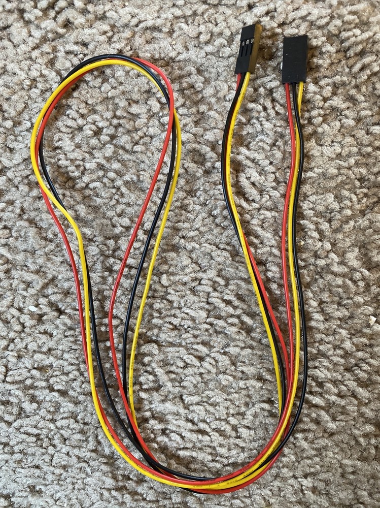 1Pc 3Pin 26AWG Female to Female 28 Inches 2.54mm Dupont Jumper Wire Cable