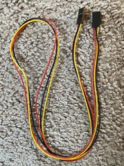1Pc 3Pin 26AWG Female to Female 28 Inches 2.54mm Dupont Jumper Wire Cable