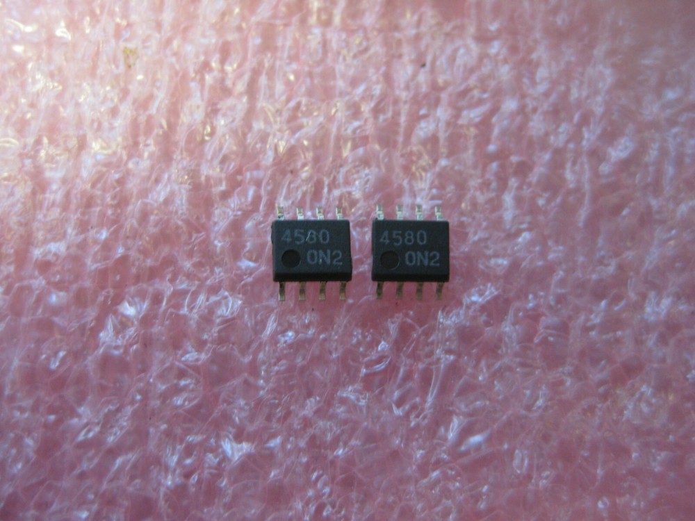 (5 PER LOT) NJM4580E NJM4580 IC OP AMP AUDIO 8-PIN SOIC