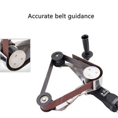 Pneumatic Belt Sander Stainless Steel Brushing Machine Round Tube Polishing