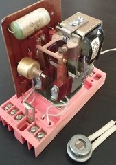 Vintage Soviet electrical relay 1983.