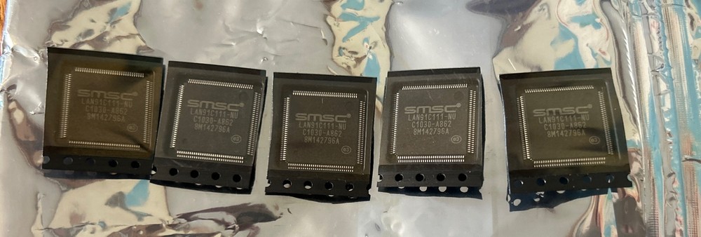 *QTY 5* NEW IN SEALED PACKAGE! SMSC LAN91C111-NU LAN91C111 NU. G2