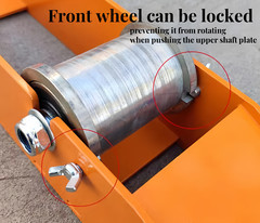 Wire Cable Reel Roller Stand 3T/6600Ib Commercial Industrial Steel WireDispenser