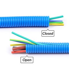 Conduit Spilt Cable Tidy Flexible Tube Convoluted Protection Tubing Corrugated