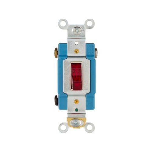 Eaton Wiring Devices AH1201PL – SW Tog SP PL 15A 120/277V AutoGrd B&S RD – 1EA