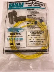 Remke 304K0066J Single Key Micro Cable,M12, 22 AWG 4 Pole 2 meter(6.6 ft)