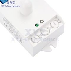 DC12-24V AC110-240V 5.8GHz Microwave Radar Sensor Body Motion HF Detector Switch