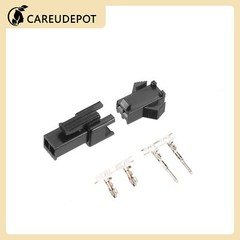 2.5mm 2Pin Male Female SM Housing Crimp Terminal Wire Conn Universal Item of 100
