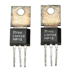 2pcs National LM320MP-12 0.5Amp -12VDC Negative Voltage Regulators – TO-202 Case