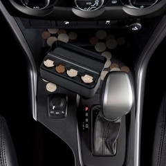 Dash-Mounted Coin Holder for Car, Compatible with Coins of Different Sizes, Fits