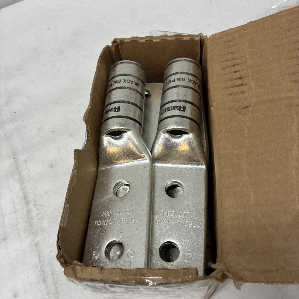 Panduit LCC750-12W-6, Copper Lug Qty 6