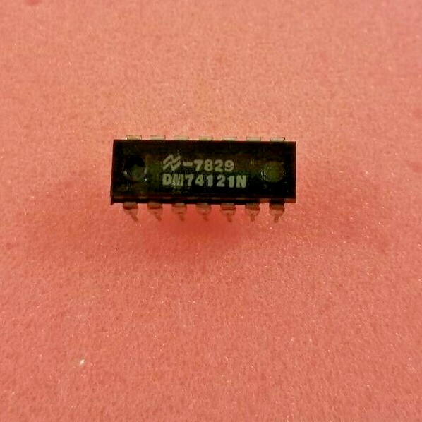National Semiconductor Corp. #DM74121N 14-Pin DIP, Qty. (2) – NEW