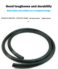 Split Sleeve Wire Loom Tubing Black Cord Cable Harness Protector Management