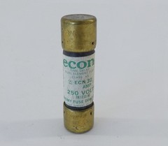 *Lot of 2* Econ ECN30 Dual Element Time Delay 30A Fuse 250VAC