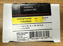 GE GENERAL ELECTRIC THAUX64D AUXILIARY CONTACT KIT 600VAC **NEW IN BOX**
