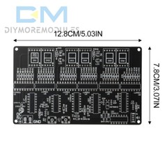 6bit Digital Circuit Clock DIY Electronic Kit Electronic Clock Teaching Practice