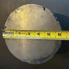 Silicon Si Crystal Ingot Wafer Material 14lbs 13oz. 6” tall x 6” diameter