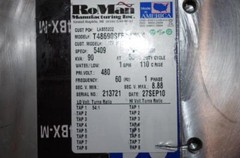 SNOWA DENKI ELECTRIC BLOWER 100VAC 50/60HZ. 3.0AMPS 0.15KW 2POLES