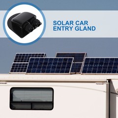 2 PCS Double Solar-cable-entry-gland-housin Waterproof Pass Through
