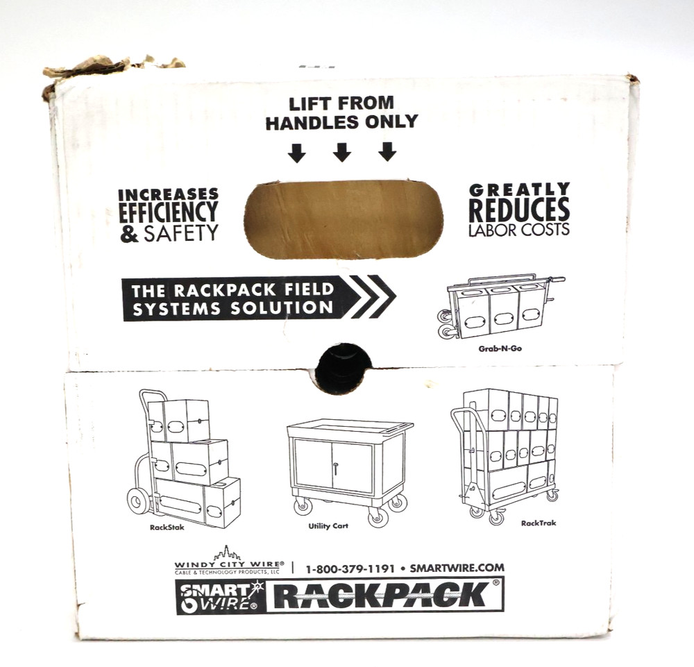 Windy City Wire Smart Wire 18-02 1000ft Rack Pack 08788895 New Open Box