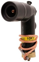 Crouse Hinds 3238018C18M, 4 AWG, 15 kV, Metal Oxide, Elbow Arrester, 1 pc
