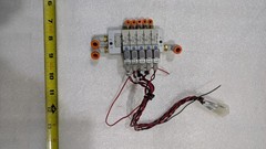 SMC SYJ314-5LZ SOLENOID VALVE (5) WITH SPECIAL CONNETOR WITH 5 PLACE MANIFOLD
