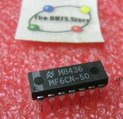 MF6CN-50 National Semiconductor Switched Butterworth Filter IC – NOS Qty 1
