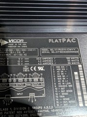 Vicor Flatpac V1-RU011-CWYY 3 Outputs 5V 12V 12V – 100W – 50W Fast Shipping! !17