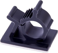 Gardner Bender 3/8 in. Plastic UVB Kwik Clip, Black (6-Pack) Case of 6