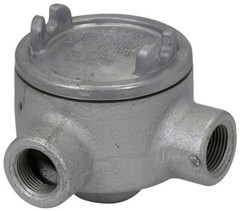 Crouse-Hinds GUAM16, 1/2″ Hub, Iron, M-Type, Explosionproof Conduit Box, 1pc
