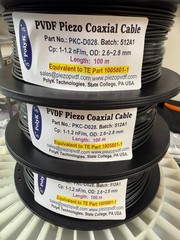 USA EMI-Shielded Piezoelectric PVDF Coaxial Cable for Security Sleeping Monitor