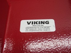 Viking Heavy-Duty Red Outdoor Enclosure with Adapter Panel VE-9X12R