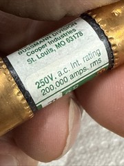 GENUINE FUSETRON FRN-R-30 30A 250V Fuse (Lot of 2) New