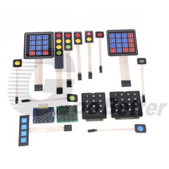 1 2 3 4 Key Membrane Switch Keypad 1×1 1×2 1×3 1×4 Matrix Array Keypad Keyboard