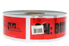 IDEAL ROLL 3″×1000′ DETECTABLE “CAUTION BURIED ELECTRIC LINE BELOW” 42-251