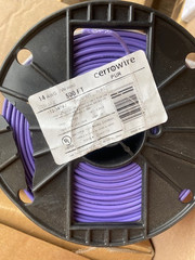 Cerrowire 14 AWG THHN/THWN-2 Copper Building Wire Purple SLiPWire™ jacket 500FT