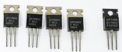 (Lot of 5) Fairchild UA7905UC / 7905UC -5V Negative Voltage Regulator
