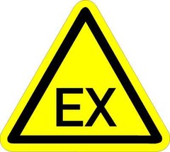 5 Explosive Warning. Atmosphere 50mm SL