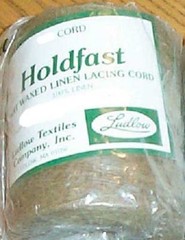 Waxed LINEN CORD lacing cord string electrical 9-6 twine (6 ply), 1200 ft