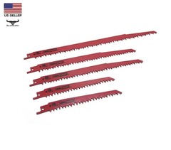5 Piece Pruning Reciprocating Saw Blade Assorted Size Set (1-12″ 2-9″ 2-6″)