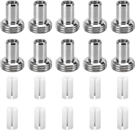 VFL Fiber Optic Visual Fault Locator Parts Kit 10 Ceramic Core Sleeves Metal