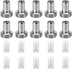 VFL Fiber Optic Visual Fault Locator Parts Kit 10 Ceramic Core Sleeves Metal