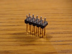 100 PC MOLEX 90131-0925 Vertical Header 2 Row 10 Pin (2X5) 0.1″ .025 Sq Pin Gold
