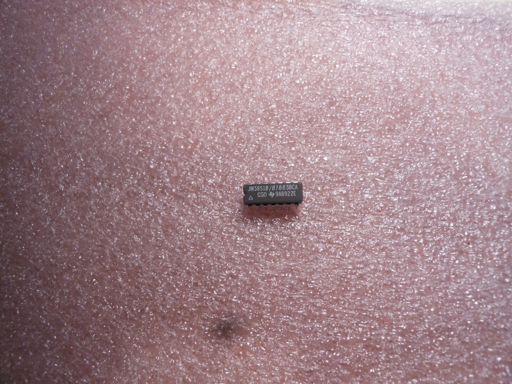 TI MICROCIRCUIT PART # JM38510/07003BCA NSN: 5962-01-292-8853