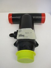 COOPER POWER SYSTEM DT635T DEADBREAK CONNECTOR T-BODY W TESTPOINT 35KV CLASS